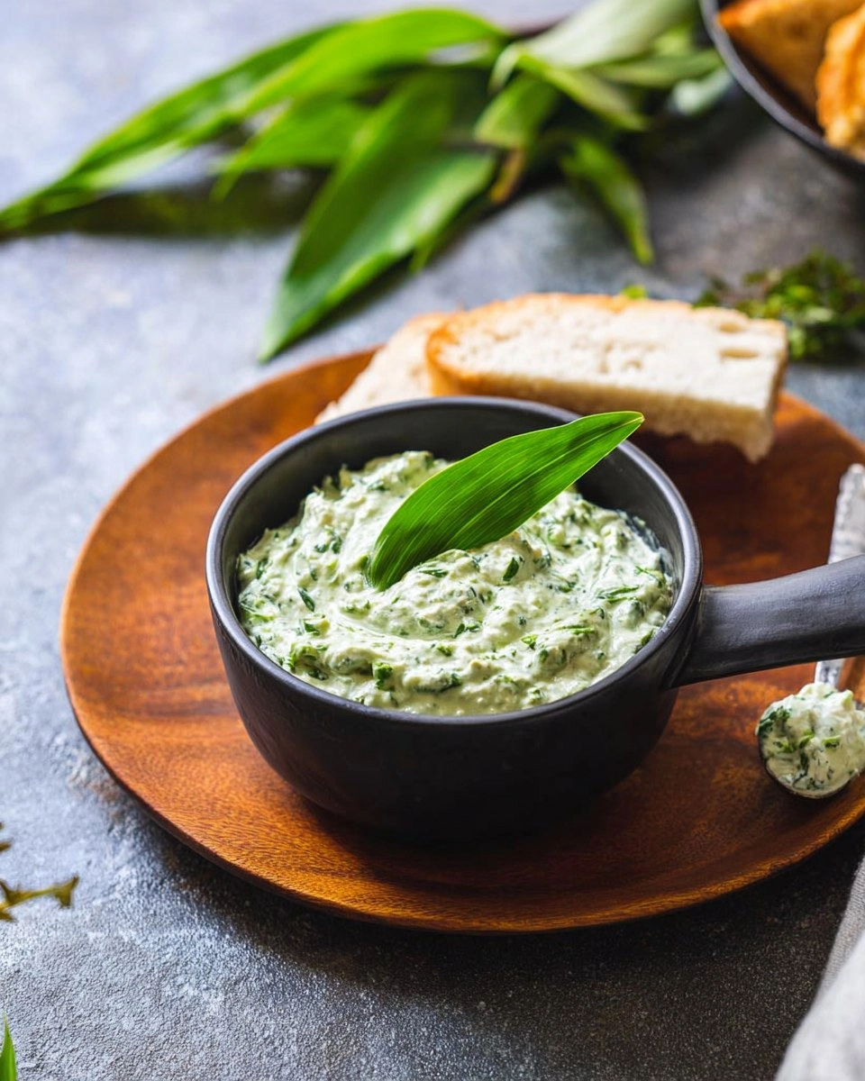 Bärlauch Dip mit Feta