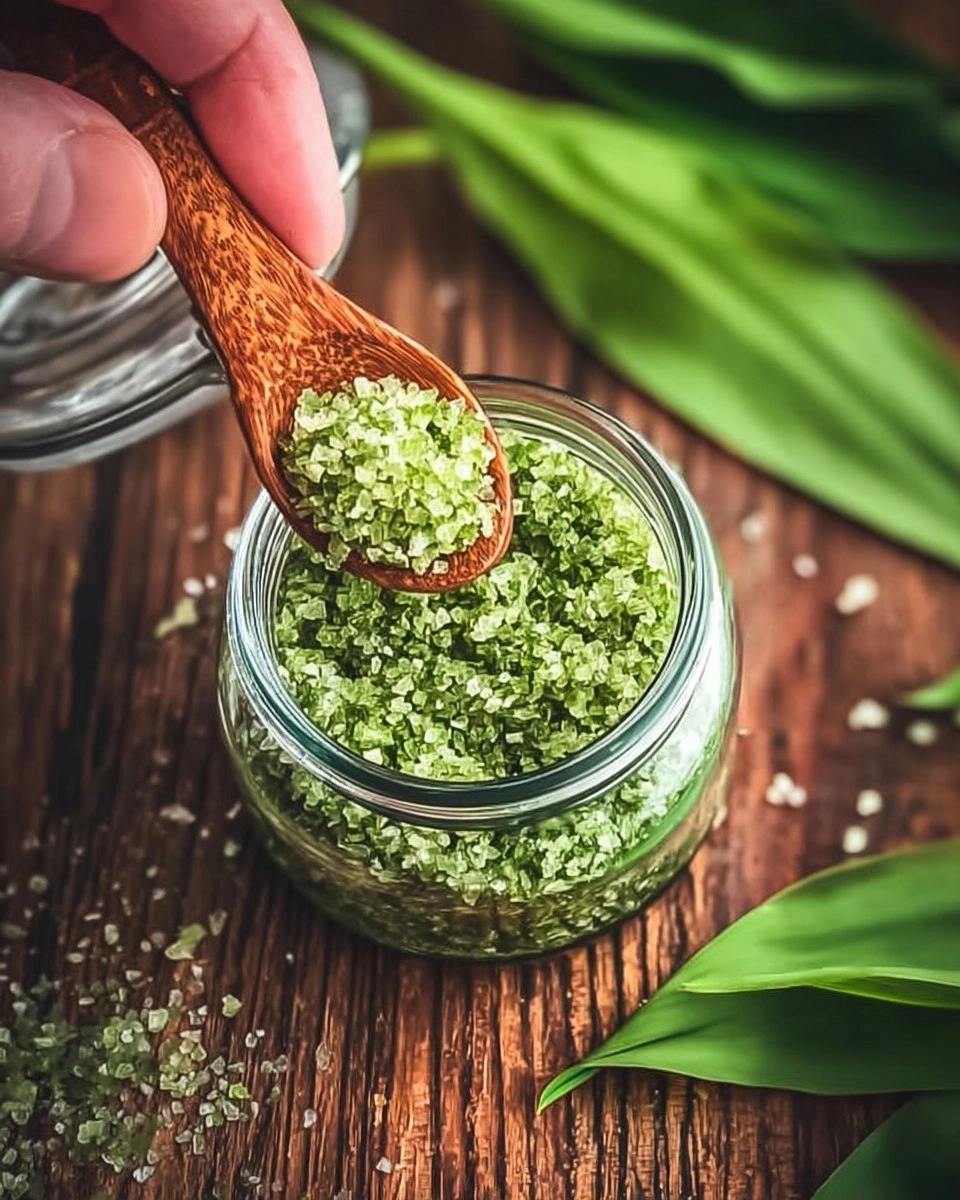 Bärlauchsalz | Grüner Gewürz Frühlingsbote