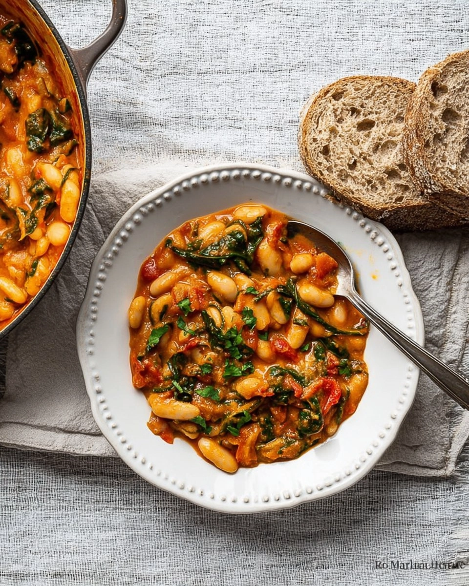 Cremige Weiße Bohnen In Tomatensauce