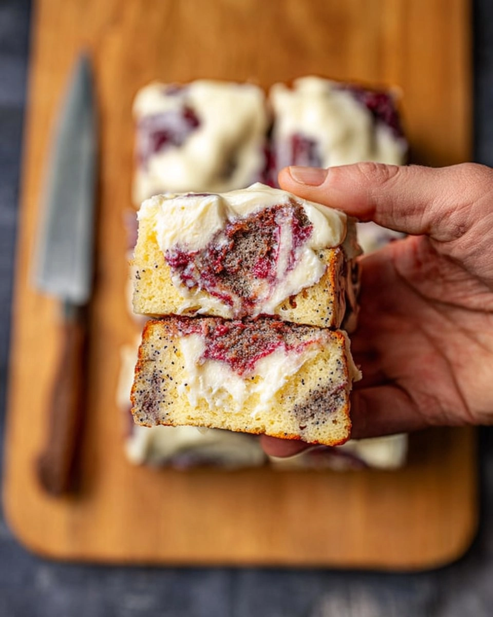 Rührkuchen mit Mohn