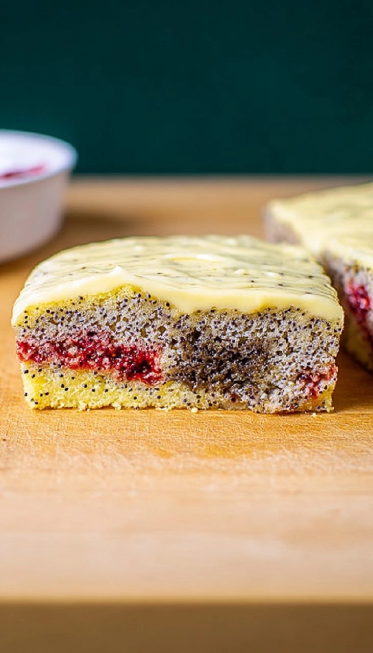 Rührkuchen mit Mohn