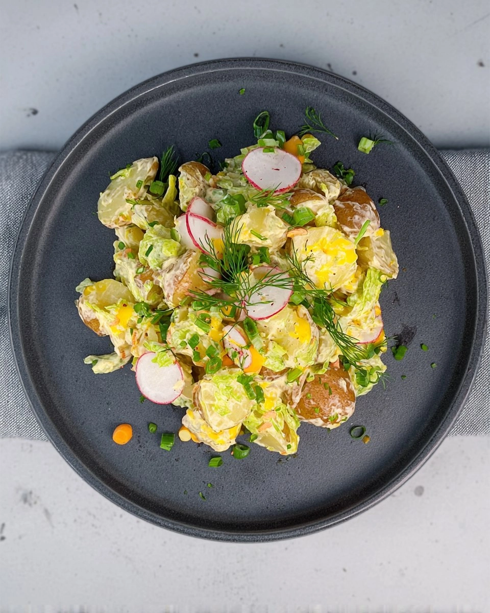 Smashed Potato Salad: Knuspriger Kartoffelsalat aus dem Ofen