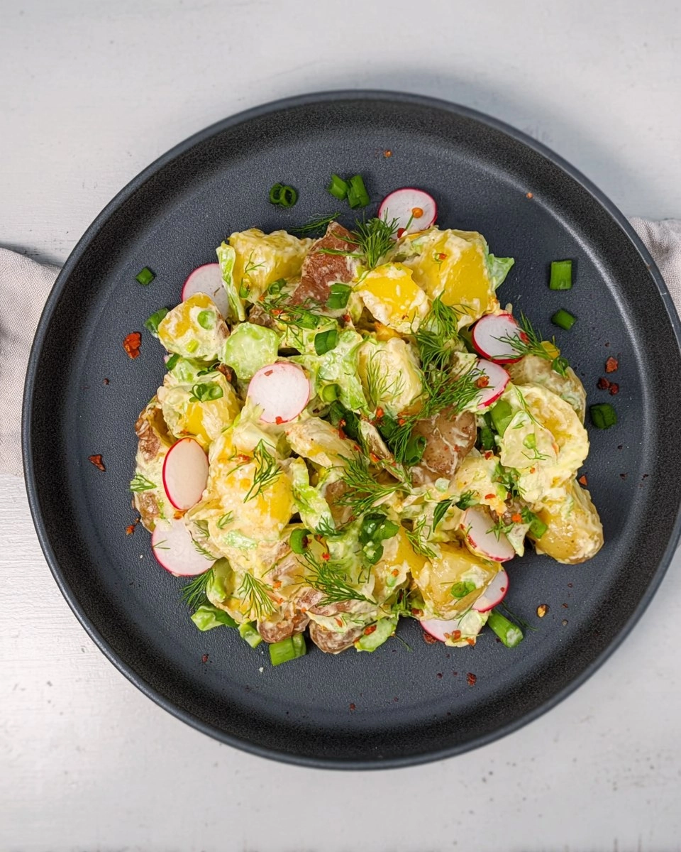 Smashed Potato Salad: Knuspriger Kartoffelsalat aus dem Ofen