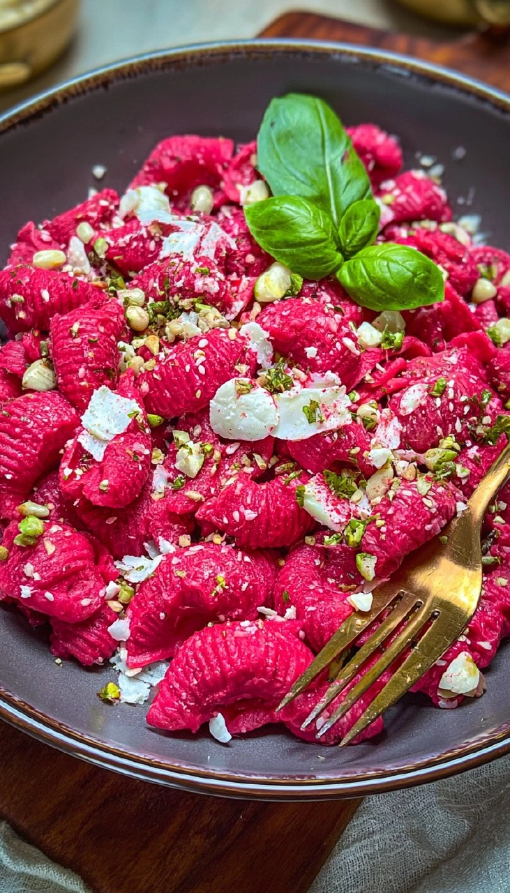 Cremige-Rote-Bete-Pasta-aus-dem-Ofen