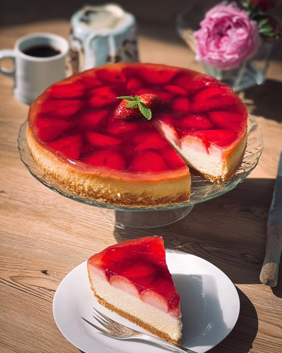 Erdbeerkuchen