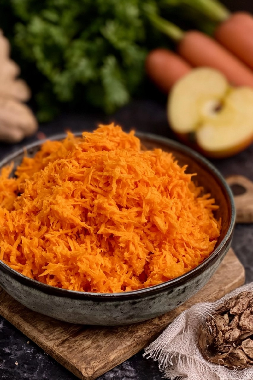 Karottensalat mit Apfel