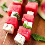 Melonen-Spiesse-Fingerfood-mit-Feta