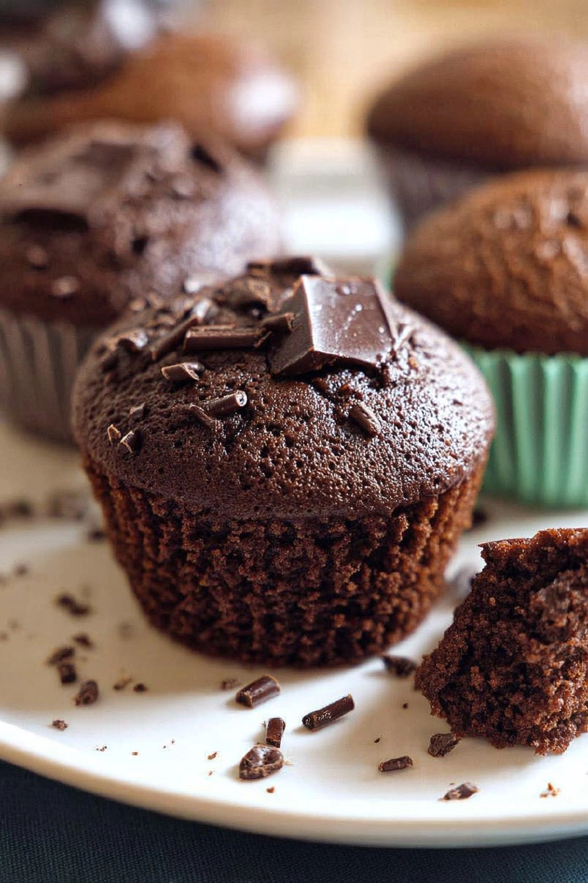 Saftige Schokomuffins