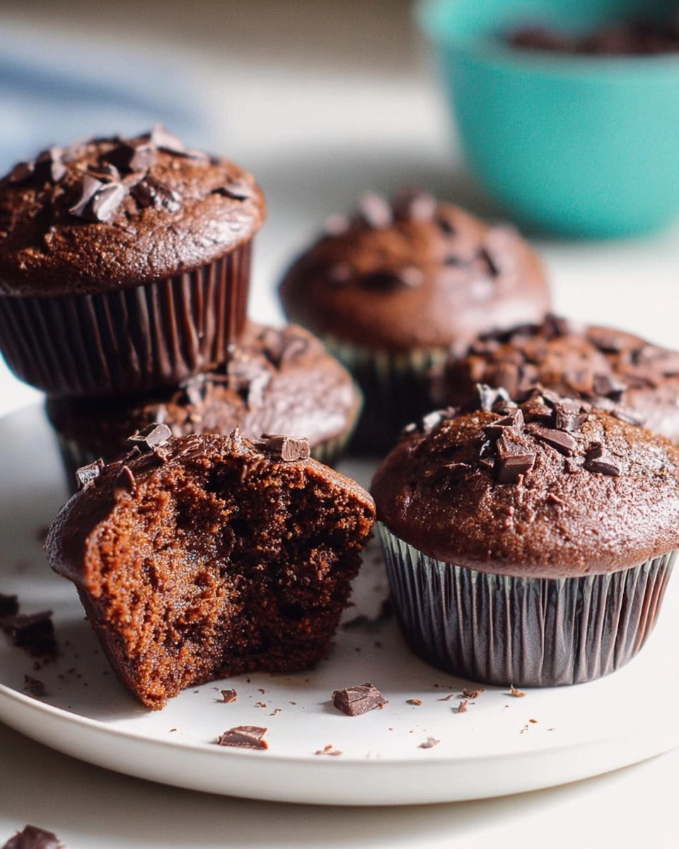 Saftige Schokomuffins